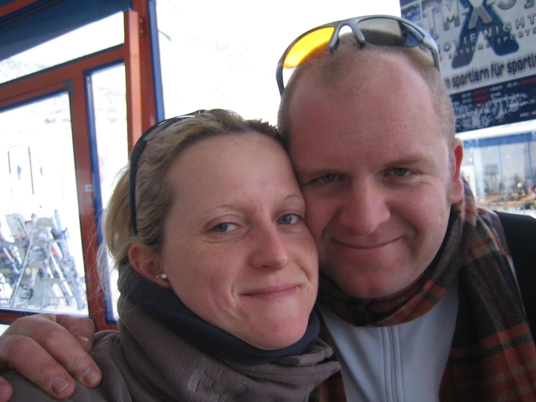 Anja und Rainer eng beieinander, ein gemeinsames Selbstporträt